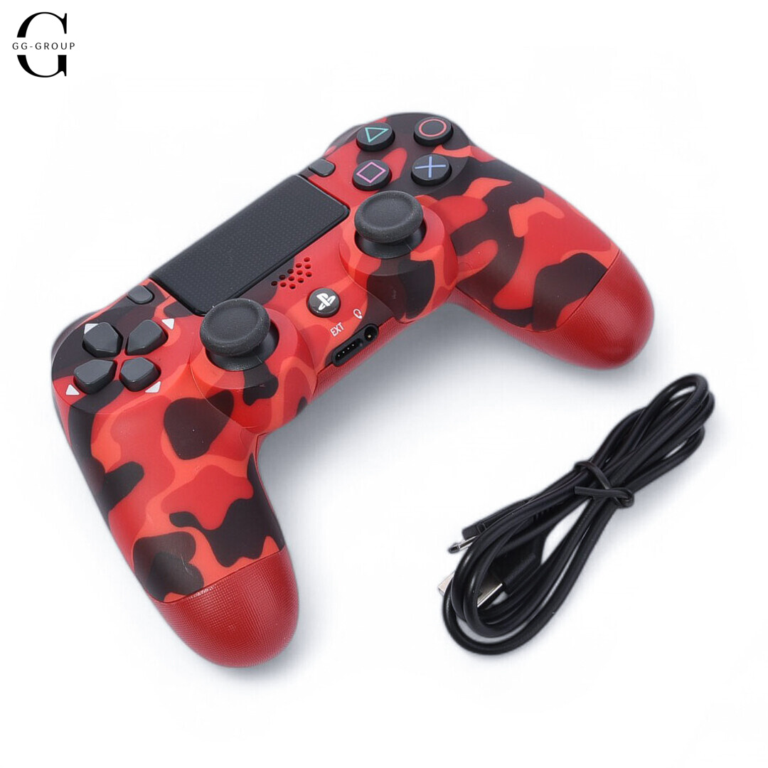 Джойстик DualShock PS4 RD-00-28 Червоний камуфляж високої якості